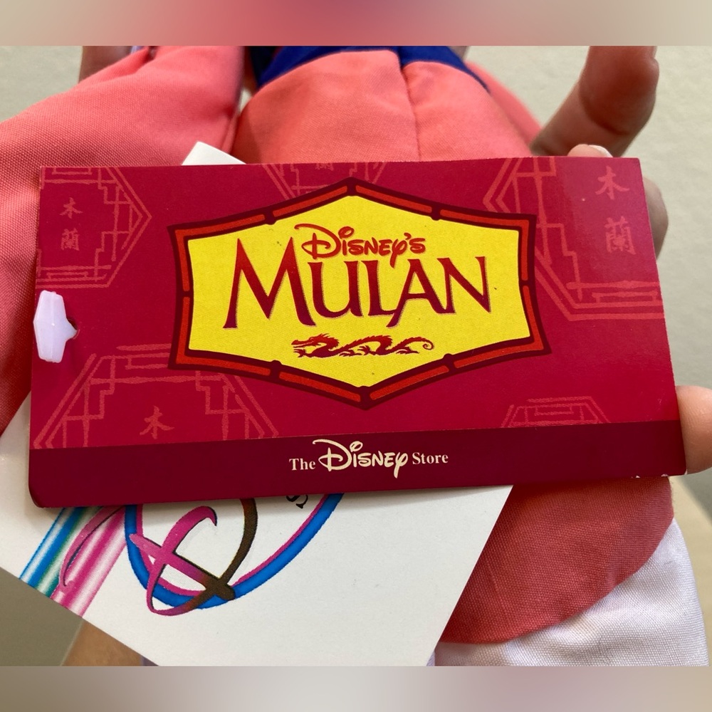 Disney Mulan Mini Bean Bag Plush Pink Matchmaker Outfit Collectible - Picture 7 of 11
